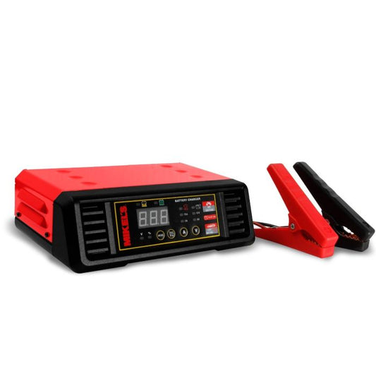 Cargador baterías automático con arrancador (2/10/50 amp) Modelo: CBAA-50 Marca MIKELS