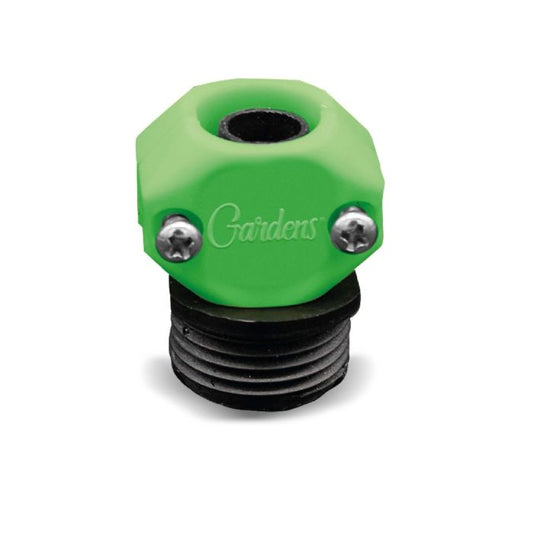 Conector Macho Plástico 1/2" Modelo: CMP-1/2 Marca GARDENS