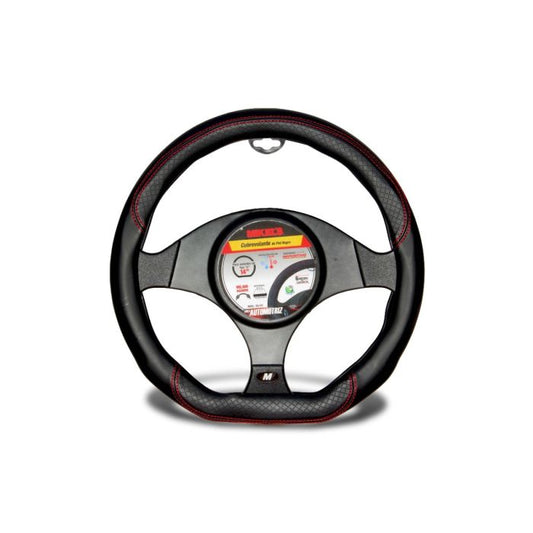 Cubrevolante de Piel Negro Forma D Modelo: CU-D1 Marca MIKELS