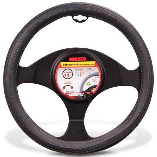 Cubrevolante Universal de Piel Gris Modelo: CU-PG Marca MIKELS