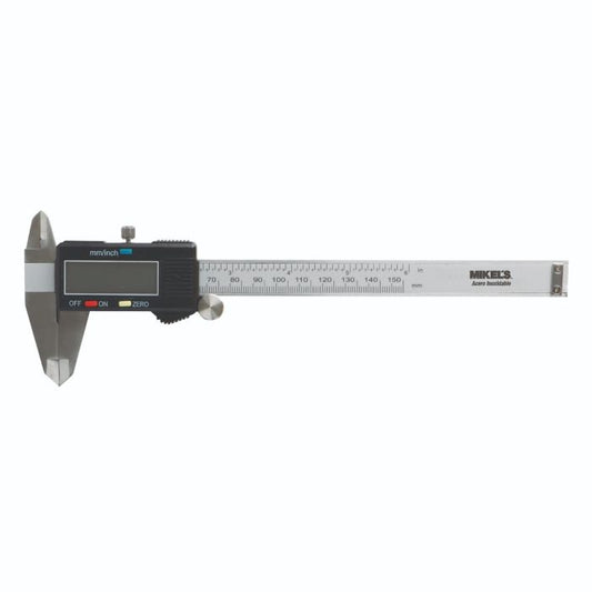Calibrador Vernier Digital de Acero Inoxidable Modelo: CVDM-6 Marca MIKELS