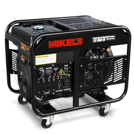 Generador de corriente eléctrica motor 4 tiempos 12,000 W, 22 HP Modelo: GCE-12000 Marca MIKELS