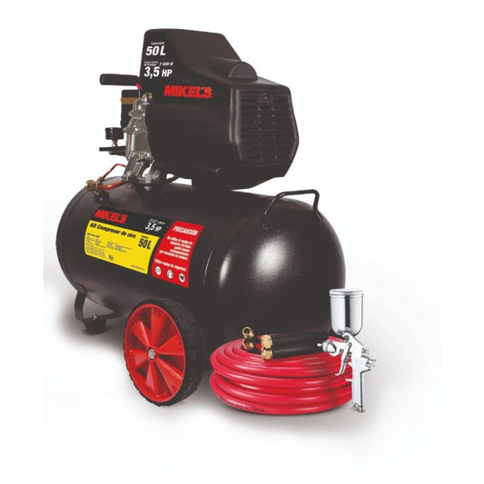 Compresor de aire 3.5 HP con Kit Neumático Modelo: KCA-3.5HP Marca MIKELS