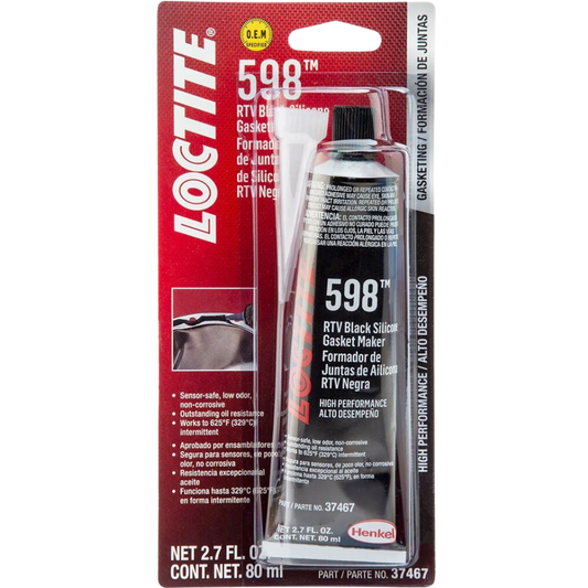 LOCTITE SI 598 formador de juntas silicón RTV negro 80 ml