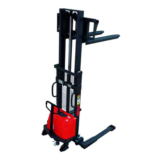 Montacargas Semi-Eléctrico, Extra Ancho 1.5 ton Modelo: ME-1500 Marca MIKELS