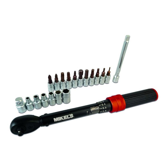 Torquímetro para Bicicleta Set 20 pzas Modelo: TB-20 Marca MIKELS