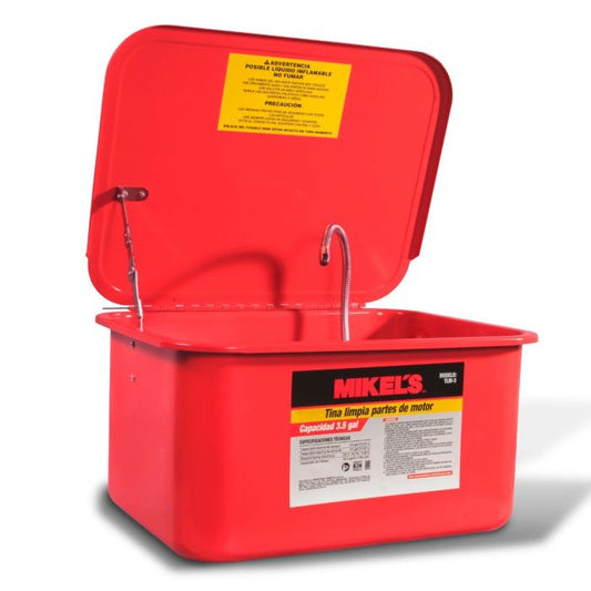 Tina limpia partes 3.5 gal Modelo: TLM-3 Marca MIKELS