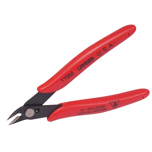 Pinza Para Electrónica Con Mango Rubber Grip De 5-1/8" Corte Al Ras 22° 170M Urrea