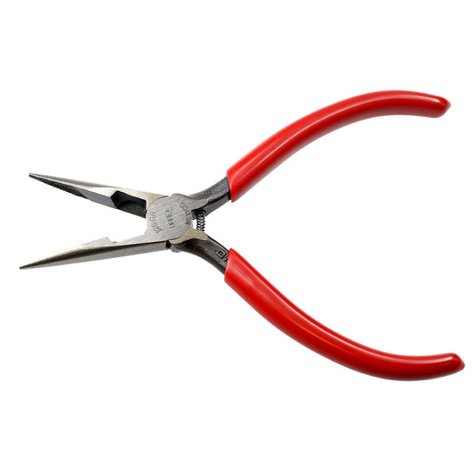 Pinza Para Electricista Con Mango Rubber Grip De 6-5/8" Punta Larga Corte Lateral Con Reso 226GR Urrea