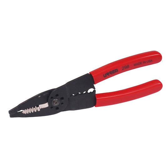 Pinza Pelacable Con Mango Air Cushion 10-22 Awg De 8-1/4" Poncha Terminales 298 Urrea