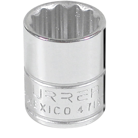 Dado Cuadro De 1/4" 12 Puntas En Pulgadas 9/16" 4718T Urrea