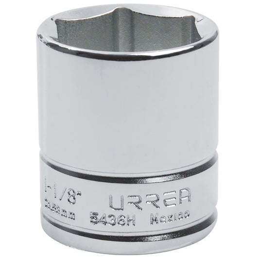 Dado Cuadro De 1/2" 6 Puntas En Pulgadas 1-1/8" 5436H Urrea