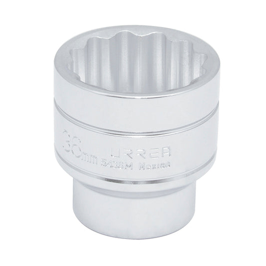 Dado Cuadro De 1/2" 12 Puntas Métrico 36 Mm 5436M Urrea