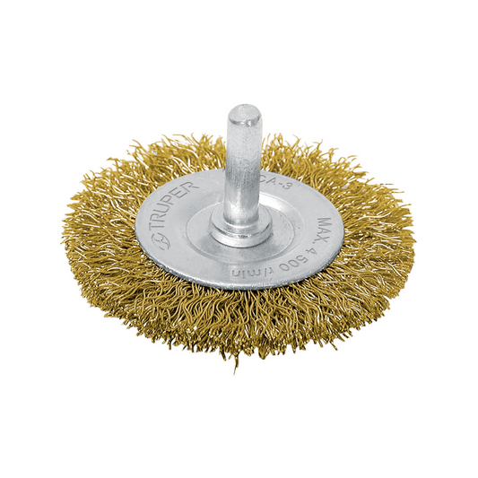 2538-Carda Circular 3' Alambre Grueso Para Taladro 11570 Truper