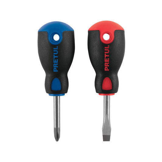 3345-Dúo De Desarmadores 1/4' X 1-1/2' Mango Comfort Grip   19624 Truper