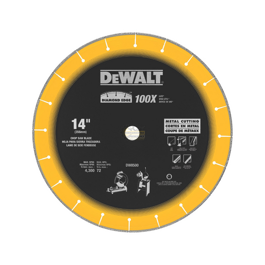 Disco De Diamante Para Metal 14" DW8500 Dewalt