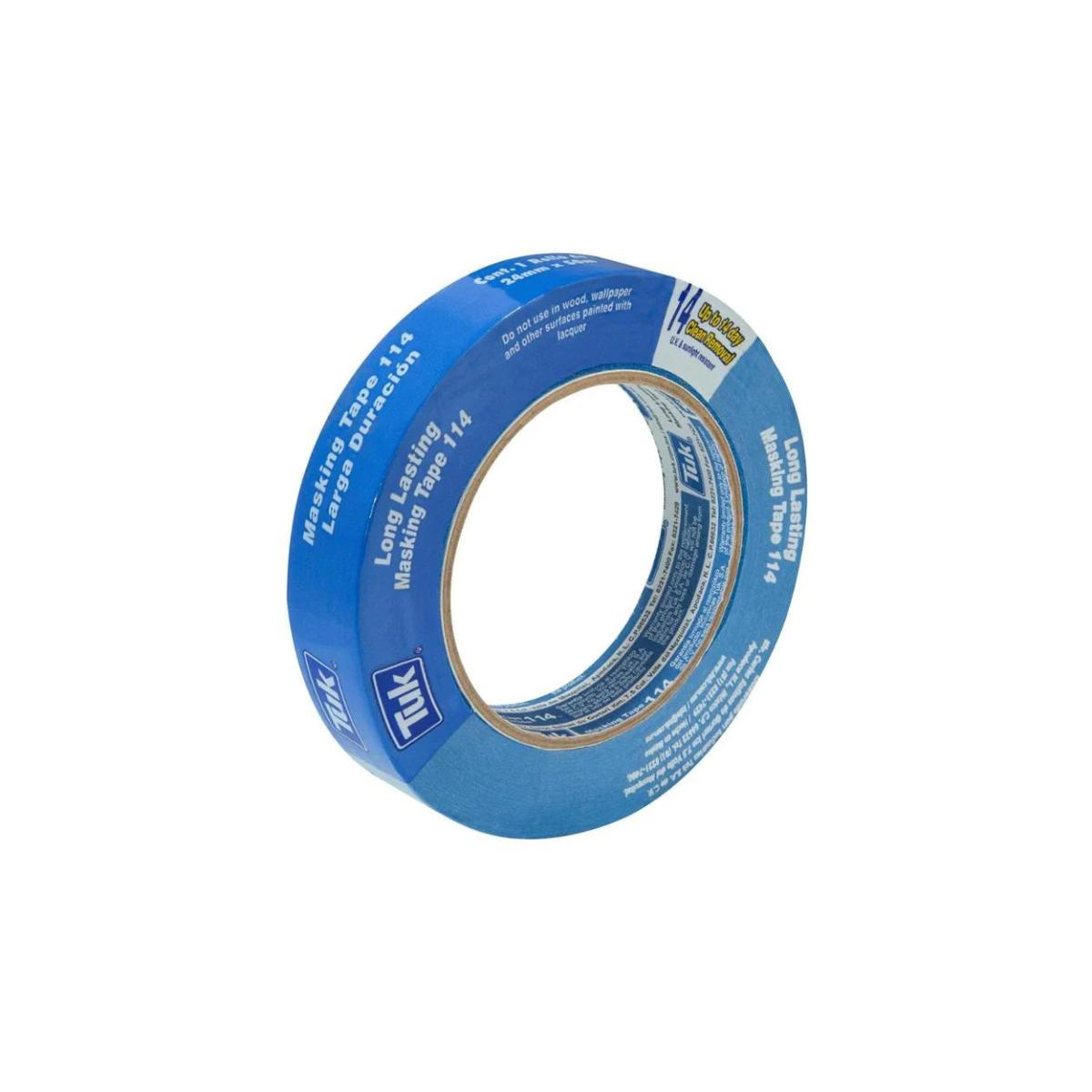 Masking tape azul 114 de 48 mm x 50 m 163031, Marca TUK
