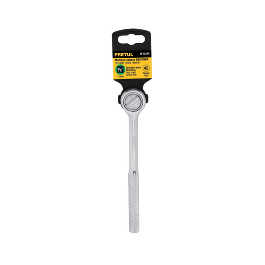 Matraca Cuadro 1/2' Cabeza Redonda Pretul 21150 Truper