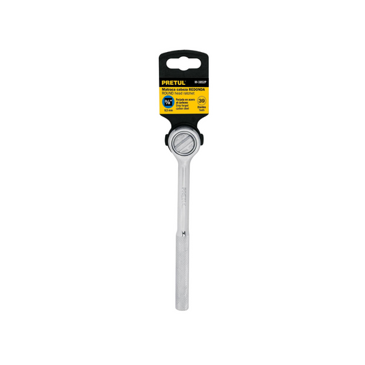Matraca Cuadro 3/8' Cabeza Redonda Pretul 21160 Truper