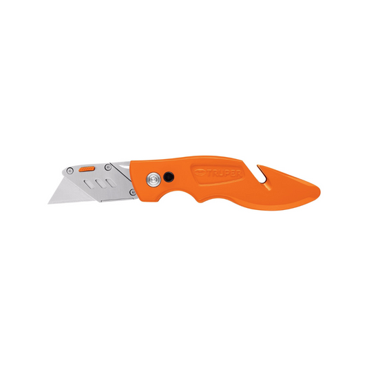 3891-Navaja Abatible 7' Cuerpo De Aluminio Y Acero Inox 17025 Truper