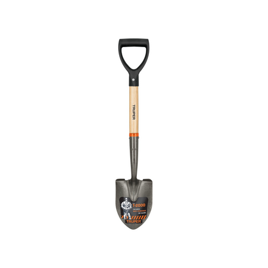 Pala Cajuelera Redonda Puño 'D' Mango De Madera 17193 Truper