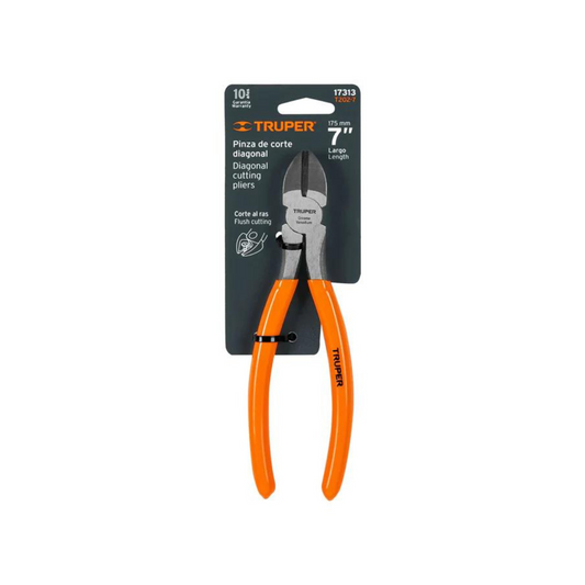 Pinza De Corte Diagonal 7' Mango De Pvc 17313 Truper