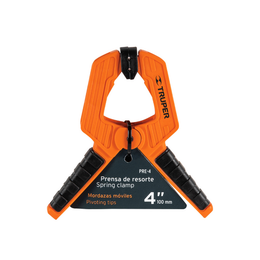 Prensa De Resorte De 4' Cuerpo De Nylon Con Mango De Tpr 17700 Truper