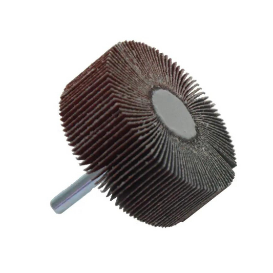 Rueda Flap Con Vástago De Óxido De Aluminio Grano 80 De 65 X 25 X 6.4 Mm 954 Austromex