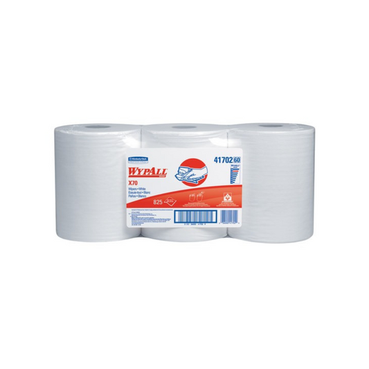 5884-Wypall X70 Rollo Color Blanco 275 Toallas Por Rollo 41702 Tac