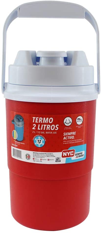 Termo 2 Lts Rojo 0101-R NYC
