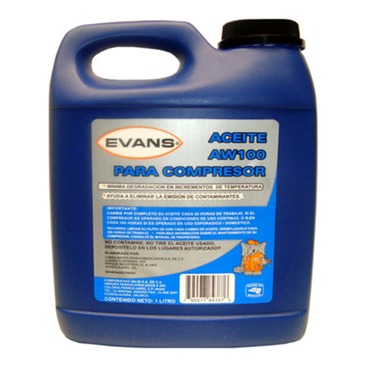 Aceite Mineral P/Compresor Litro RC-AW100-1 Evans